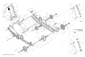 2012 ski doo 1200 gsx le rear suspension front