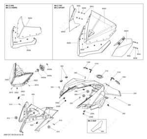 2013 skidoo mxz skid diagram