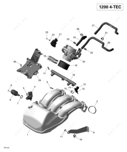 2014 rmz450 throttle body