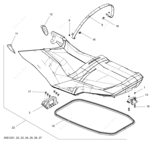 2015 impala curtain bags replacement old body style