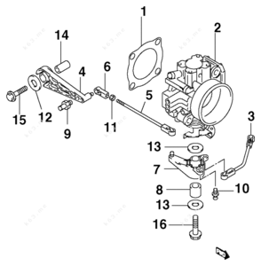 2az diagram throttle body