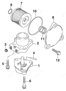 40 hp johnson outboard oil pump diagram images