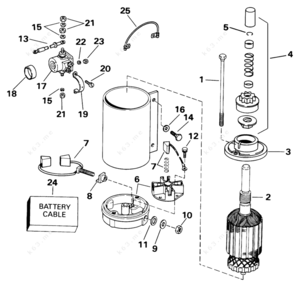 48v electric motor input shaft parts diagram