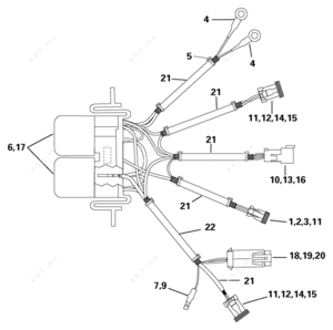 5 pin relay wiring diagram trim and tilt outboard