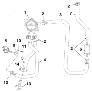 502 magnum mpi water pump