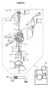 6.5 hp briggs and stratton air vane choke diagram parts