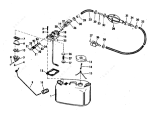 6 gal fuel tank parts
