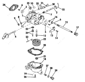 6 plymouth cylinder carburetor 1974 diagram
