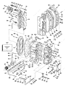 60 hp evinrude outboard diagrams