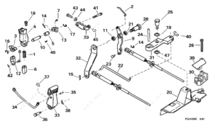646 throttle linkage diagram