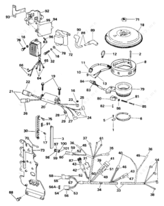 65 tbird ignition switch diagram