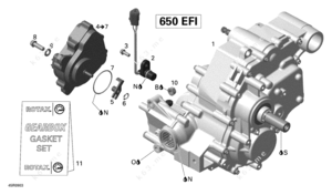 650 outlander gear box