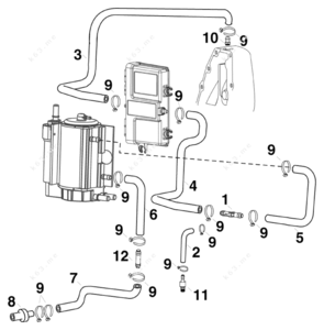 75 hp ficht evinrude emm water flow diagram