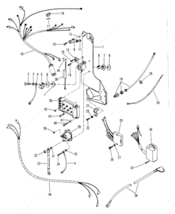 75 hp mariner outboard motor selnoid wiring connection