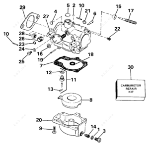 75cc carburetor diagram