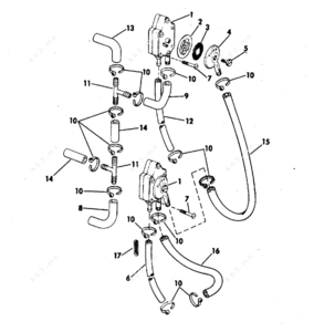 78 invader snowmobile fuel line diagram