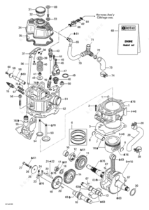 7ft.100 hp. bush hog gear parts diagram
