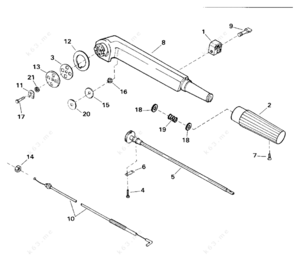 8 hp johnson outboard tiller diagram