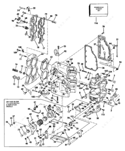 91 evinrude 40 hp bearing house assembly
