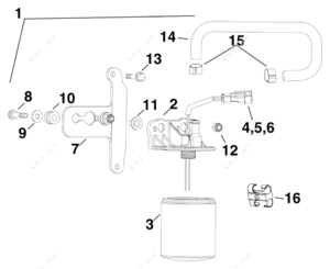 93 f250 diesel bottom fuel filter cap parts list diagram