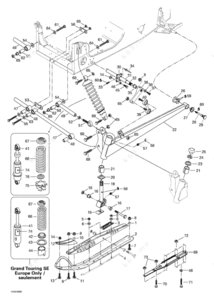 97 ski doo 700 touring parts diagram