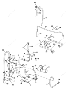 97 xpress 300 two stroke carburetor fuel line diagram