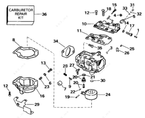 9786e27 carburetor parts diagram