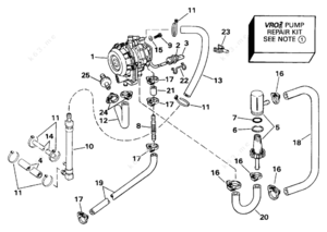 981558 omc gasket replacement diagram