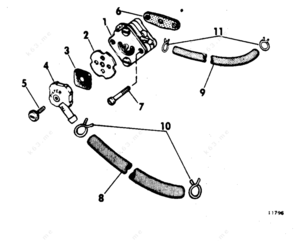 99 50 hp evinrude fuel pump hoses layout