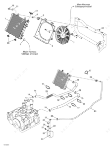 A criminal thermometer and it parts list diagram
