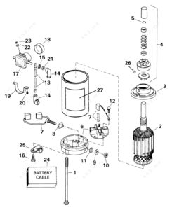 Ac delco starter parts diagram