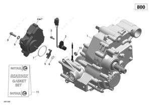 Actuation gear box