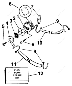 Airborne fuel pump parts list