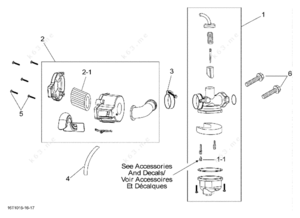 Aircraft carb airbox parts catalog diagram