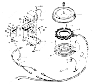 Alternator part diagram