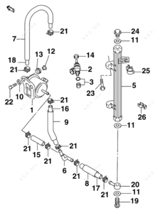 Ar49899 injector pump part list diagram