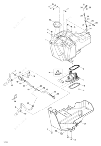 Arctic cat 650 fuel pump hose diagram