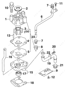 Armstrong complete hot water pump parts list