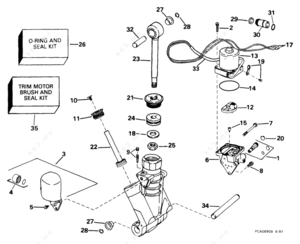 Assembly diagram for pcj 115
