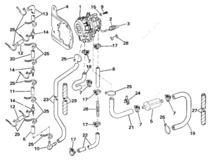 Astro van rear brake line
