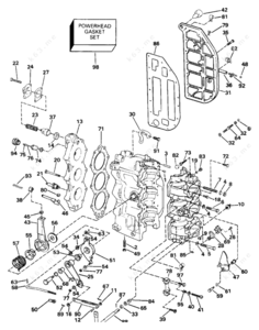 Back main seal for 2 cycle golf cart engine