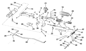 Ball nut assembly for steering shaft