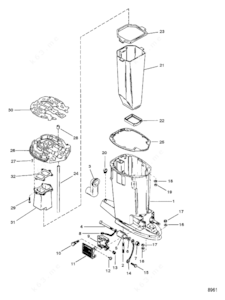 Black max 150 hp marine engine diagram