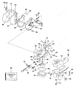Boat manifold assembly diagram