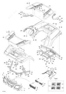 Bombardier 400 outlander parts