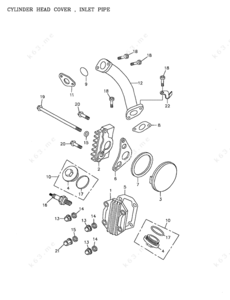Bombardier valve cover gasket 420650450 valve
