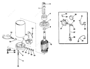 Bosch ac generator assembly