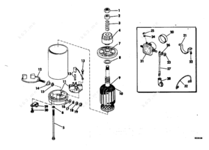 Bosch starter 0001230002 parts breakdown
