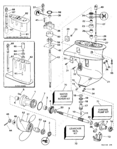 Briggs stratton opposed twin mounting dimension blueprint