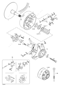 Brp xp 1 1 seat mounting brackets